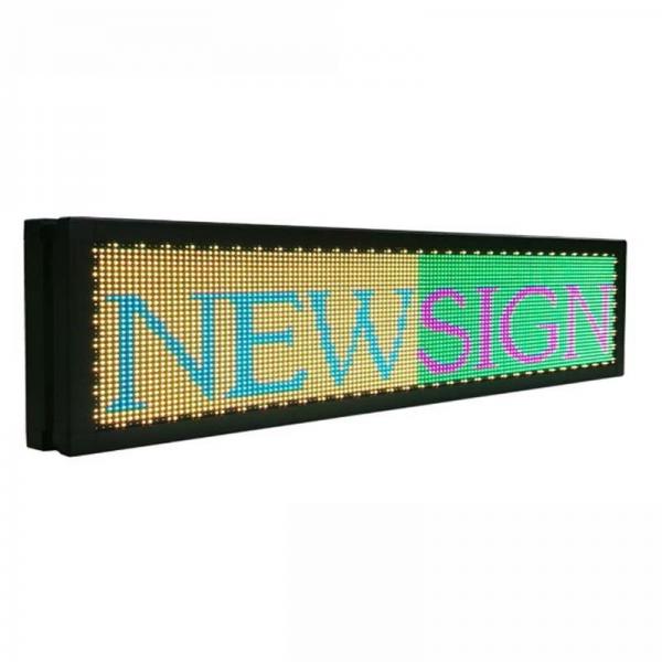 Quality Wireless USB P5  Taxi message LED Window Display Signs Full Color RGB Programmable for sale