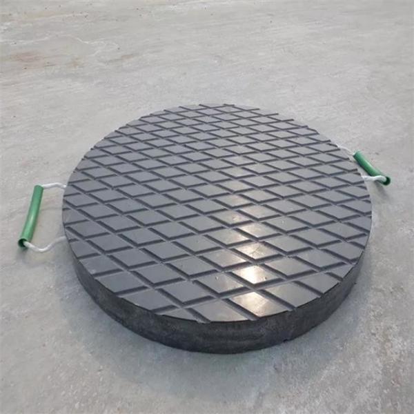 Quality Portable Temporary HDPE Round Outrigger Pads Mobile Truck Plastic Foot Pads for sale