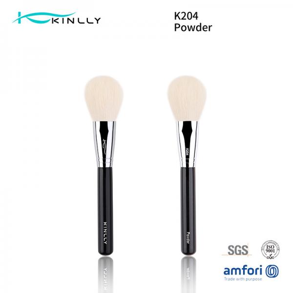 Quality Wooden Handle Face ODM Natural Hair Makeup Brush for sale