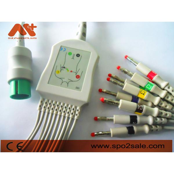 Quality Spacelabs Compatible Direct Connect EKG Cable For Spacelabs 90367, 90369, 90496, 91496, Ultraview for sale