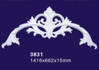 China Upscale Visual Polyurethane Architectural Onlays Furniture Appliques Hollow Design factory