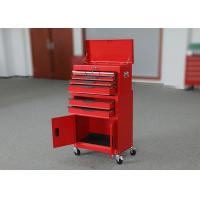 china 2 Doors Metal Professional Movable Tool Cabinets Combo 24 Inch With 6 Drawers