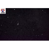 Quality Sparkle Black Serie Engineered Stone Slabs Quartz Material For Kitchen / for sale