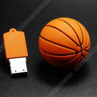 China Football and basketball USB flash drive Soft PVC USB Flash Drive 3D  Silicone USB Dust Cover factory