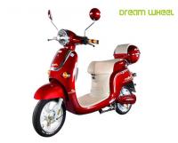 China 48V 500W Pedal Assisted Electric Scooter , Vespa Style E Moped With Pedals factory