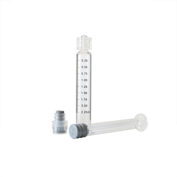 Quality 2.25ml Oil Luer Lock Syringe With Cap Leak Proof for sale