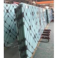China 10mm Toughened Silk Screen Printing Glass Soundproof Decorative Art Glass factory