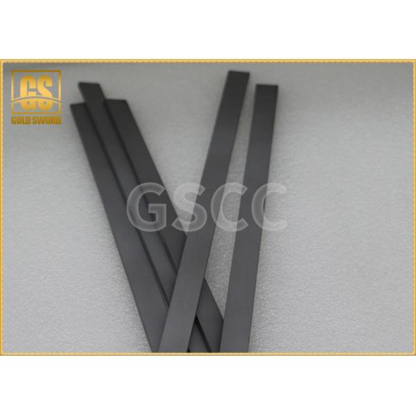 Quality Bending Resistance Tungsten Flat Bar / Hard Wood Cutting Tungsten Carbide Blanks for sale