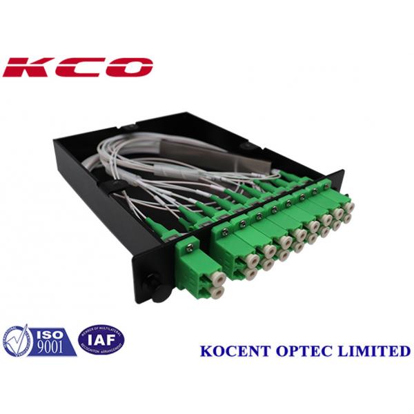 Quality 2*16 LGX Box Fiber Optical Splitter LC/APC Connector 2 Way Input 16 Way Output for sale