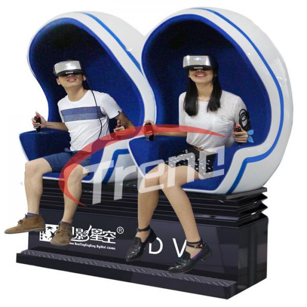 Quality 2 Player Supermarket Full Motion 9D VR Cinemas Wireless Operation 220 Volt for sale