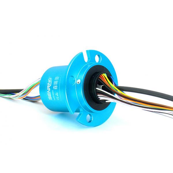 Quality 2000Rpm Fiber Optic Rotary Joint Slip Ring For Rotating Equipment for sale