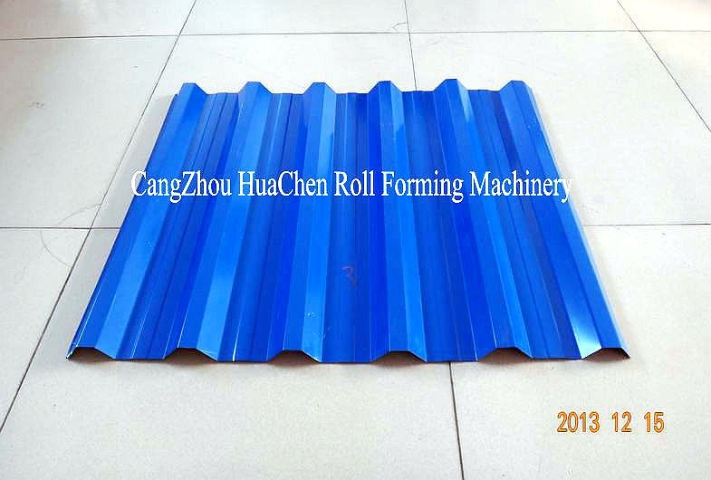 China Single layer Roofing Sheet Roll Forming Machine with hydraulic motor control factory