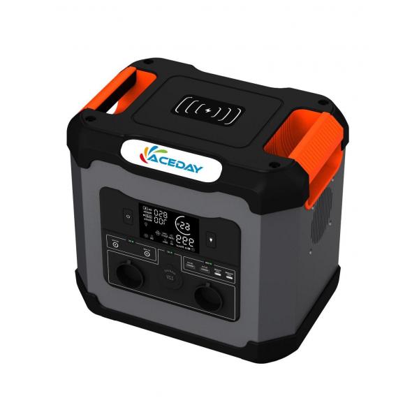 Quality 2000W Bidirection Invertor Lifepo4 Lithium Portable Power Station For Camping for sale