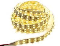 China Warm White Flexible SMD 5050 LED Strip Light Double Row 2X60LEDs Non Waterproof factory