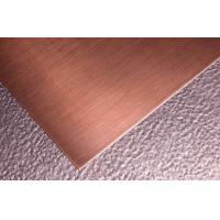Quality C26800 C67400 Copper Metal Plates With Polished Mill Surface for sale