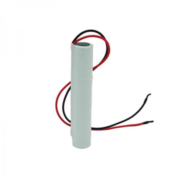 Quality 3.6V SC 1800mAh Emergency Light Ni Cd Battery White PVC Pack for sale
