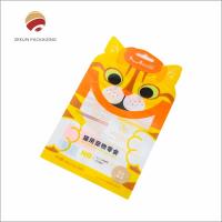 China Custom Design Pet Food Pouch with Zipper Top Vibrant CMYK Printing PET/AL/PE Materials for sale