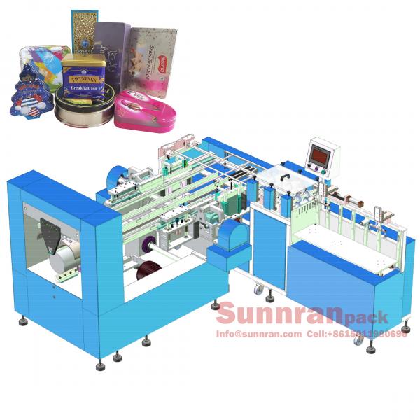 Quality Automatic Tin Box Making Machine 50cpm CE Certificate For Decorated Tin Box for sale