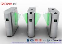 China Flap Barrier Gate Security Subway Turnstile Barrier Gate Automatic Half Height Turnstile factory