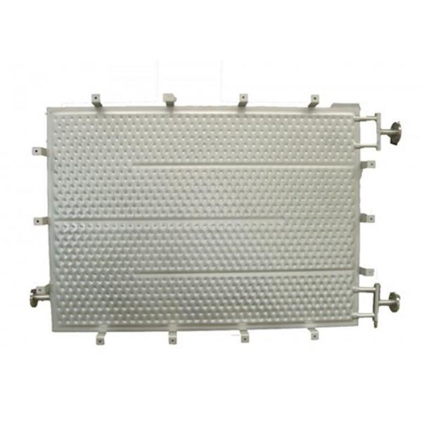 Quality Fiber Laser Welded Pillow Plate Heat Exchanger for milk cooling for sale