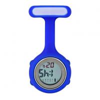 China Silicone Strap Brooch Watches For Nurses Dustproof Eco Friendly Portable factory