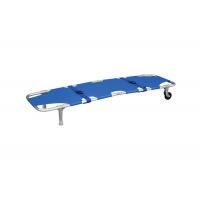 China ISO13485 Lightweight Patient Transport Ambulance Folding Stretcher With Caster factory