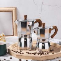 China Italian Moka Stovetop Espresso Coffee Percolator Pot Maker Aluminum factory