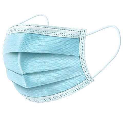 Quality Anti Dust Disposable Non Woven Face Mask Blue Color Help Limit Germs Spread for sale