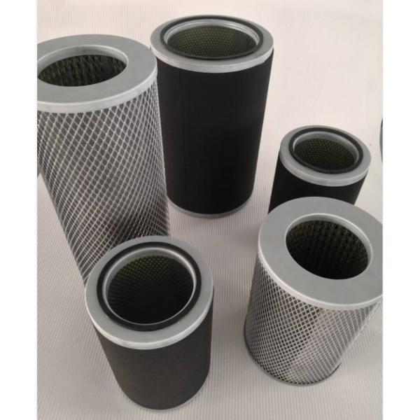 Quality Coalescing Oil Mist Filter Element 125 CFM With Galvanized Sheet End Cap for sale