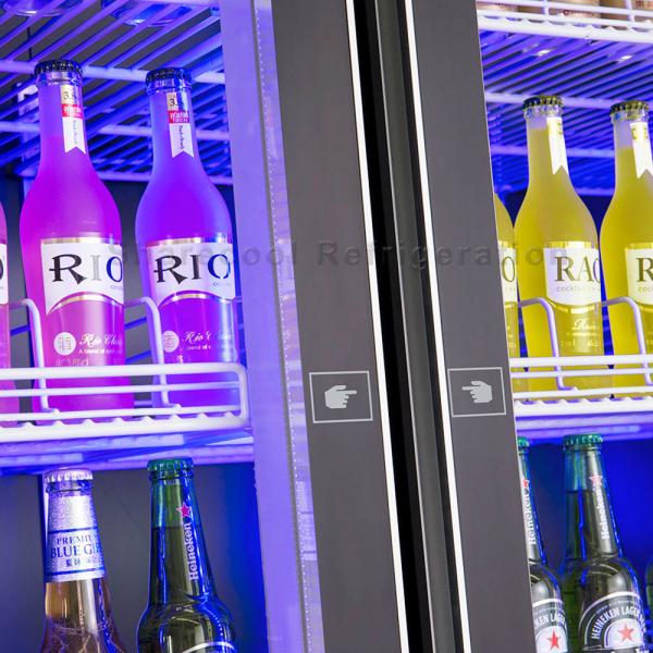 Quality Sharecool Commercial Display Refrigerator R404a Upright Bottle Cooler for sale