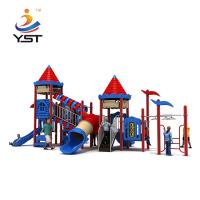 China LLDPE Rotomoulded Outdoor Kids Plastic Slide Playground Galvanized factory