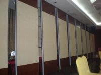 China Melamine Board Folding Partition Walls 85 mm Thickness Leather Surface factory