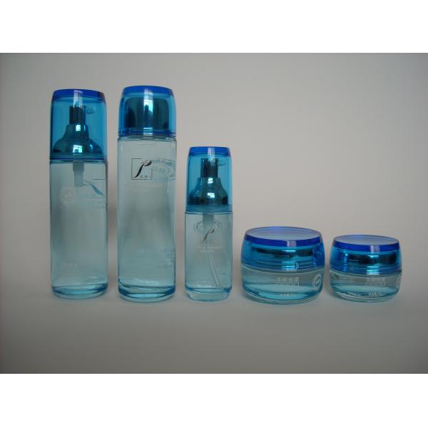Quality Personlized 120ML 35ML 50G Hot Stamping Empty Cosmetic Packaging Glass Bottles and Jars for sale