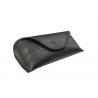 China Premium Pu Leather Glasses Pouch Case With Embossed Logo 169 x 75mm factory