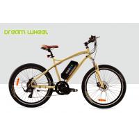 China 7 Speed Electric Mountain Bicycle 32km/H , 26 Inch Electric Mountain Bike Mid Gear Motor factory