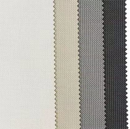 Quality 5% Openness Sunscreen Fabric for Roller Blinds Roller Shade PVC Screen 75% PVC and 25% Polyester for sale