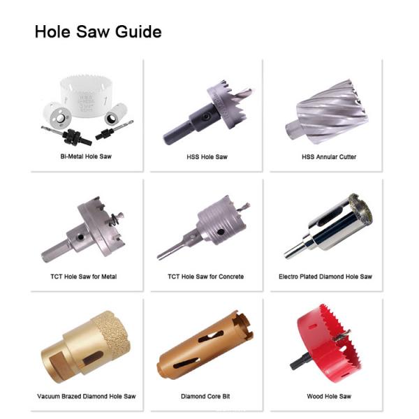 Quality 30 - 160mm TCT Hole Saw Hollow Concrete Hole Saw For Concrete Wall Brick Block for sale