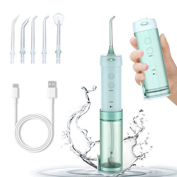 Quality MINI Stretchable Portable Cordless Water Flosser 200ml Water Tank for sale