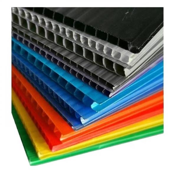 Quality Polypropylene PP Corrugated Sheet 10mm 12mm corrugated plastic roofing for sale