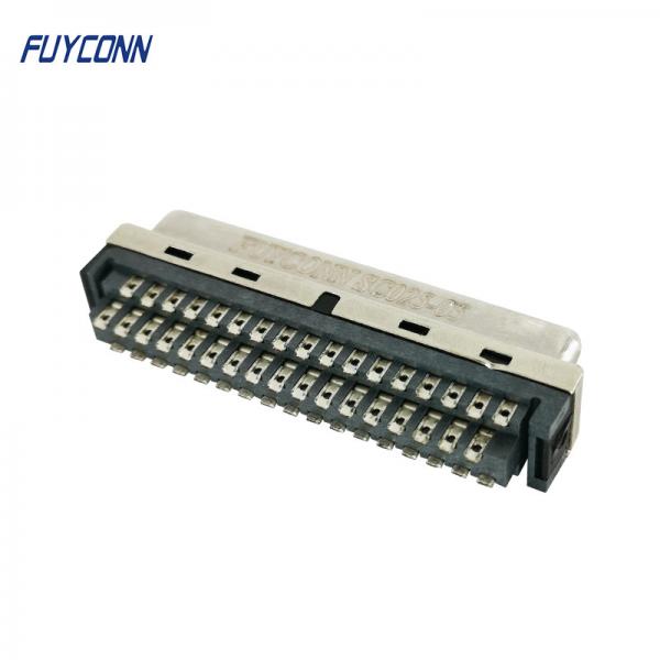 Quality Male Cable SCSI Connector 50 Pin With Solder Terminal MDR Cable Connector for sale