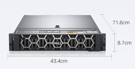 Quality Xeon 4210R DDR4 8x16G Dell GPU Server Poweredge R740 8TSASx4 Hard Disk H330 for sale
