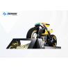 China 9D Virtual Reality Motorcycle Racing Simulator 3 Exclusives Games Black Yellow 24'' Monitor factory