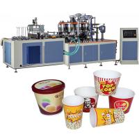 China 28-190oz Large Popcorn Cup Making Machine Soup Take Away Box Making Machine factory