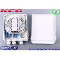 Quality KCO-FDB-8C Outdoor Waterproof 8 Cores Fiber Optic Splitter Box ABS + PC FTTH for sale
