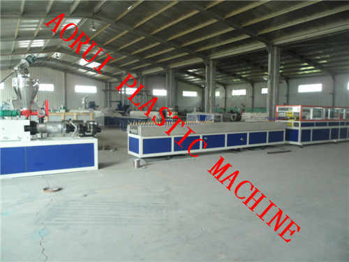 Quality WPC Corridor Profile Extrusion Machine , PP / PE Profile Machine for sale