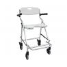 China Toilet Transfer Commode Adjustable Hospital Bath Chair For Elderly factory