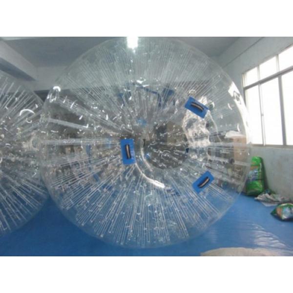 Quality Transparent 0.7mm TPU Inflatable Body Zorb Ball For Blow Up Water Park for sale