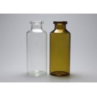 Quality 30ml Clear Or Brown Little Medication Tubular Glass Vial for sale