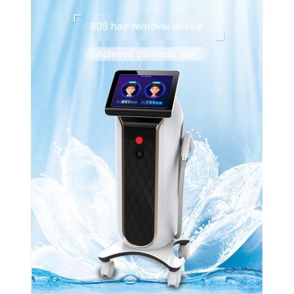 Quality 1500W 808nm Diode Laser Hair Removal , Painless Permanent 755nm Alexandrite Laser for sale