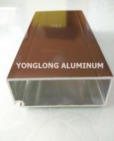 China Sliding Wardrobe Anodized Aluminum Structural Framing 1.2 / 1.4 Thinckness factory